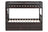 BB40 TWIN/TWIN Bunk Bed w/Twin Trundle + 3 Drawers Espresso