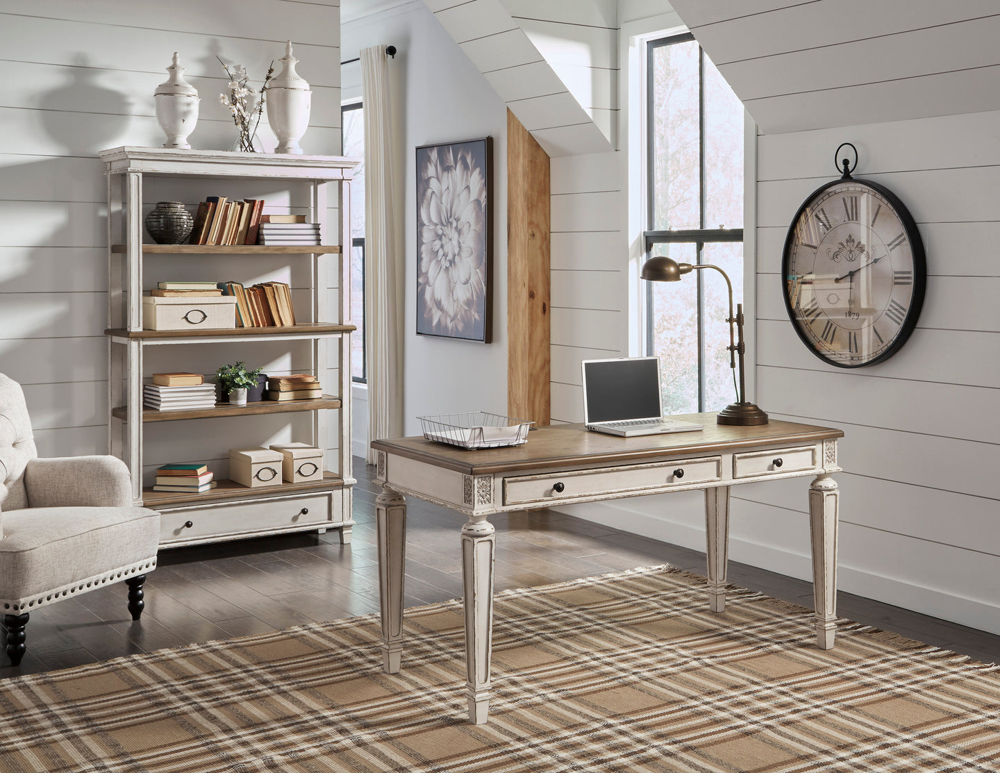 H743-34 - Office Desk (USB/AC POWER)