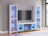 W2722 - TV Stand 59" L w/Fireplace (LED Lights)