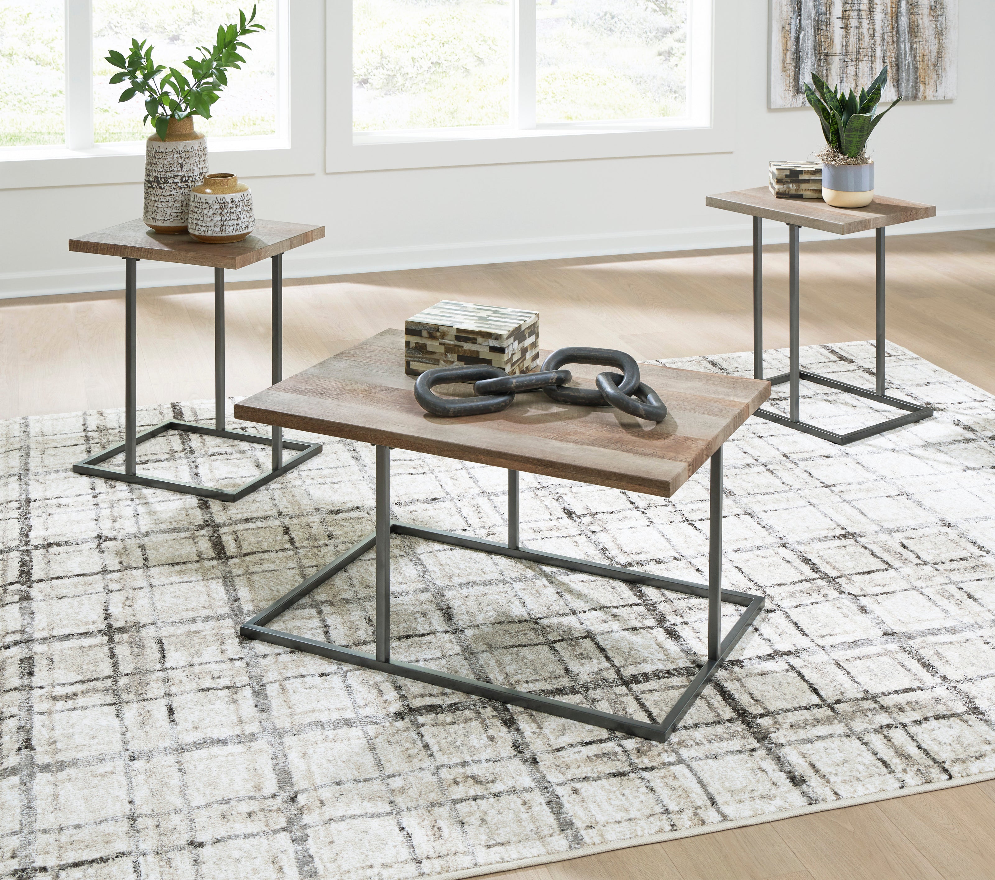 Ashley T147-13 - Occasional Table Set