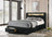 Cupid Black Platform Bed - Twin, Full