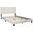 Nico White Platform - Queen, King Bed