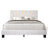 Nico White Platform - Queen, King Bed