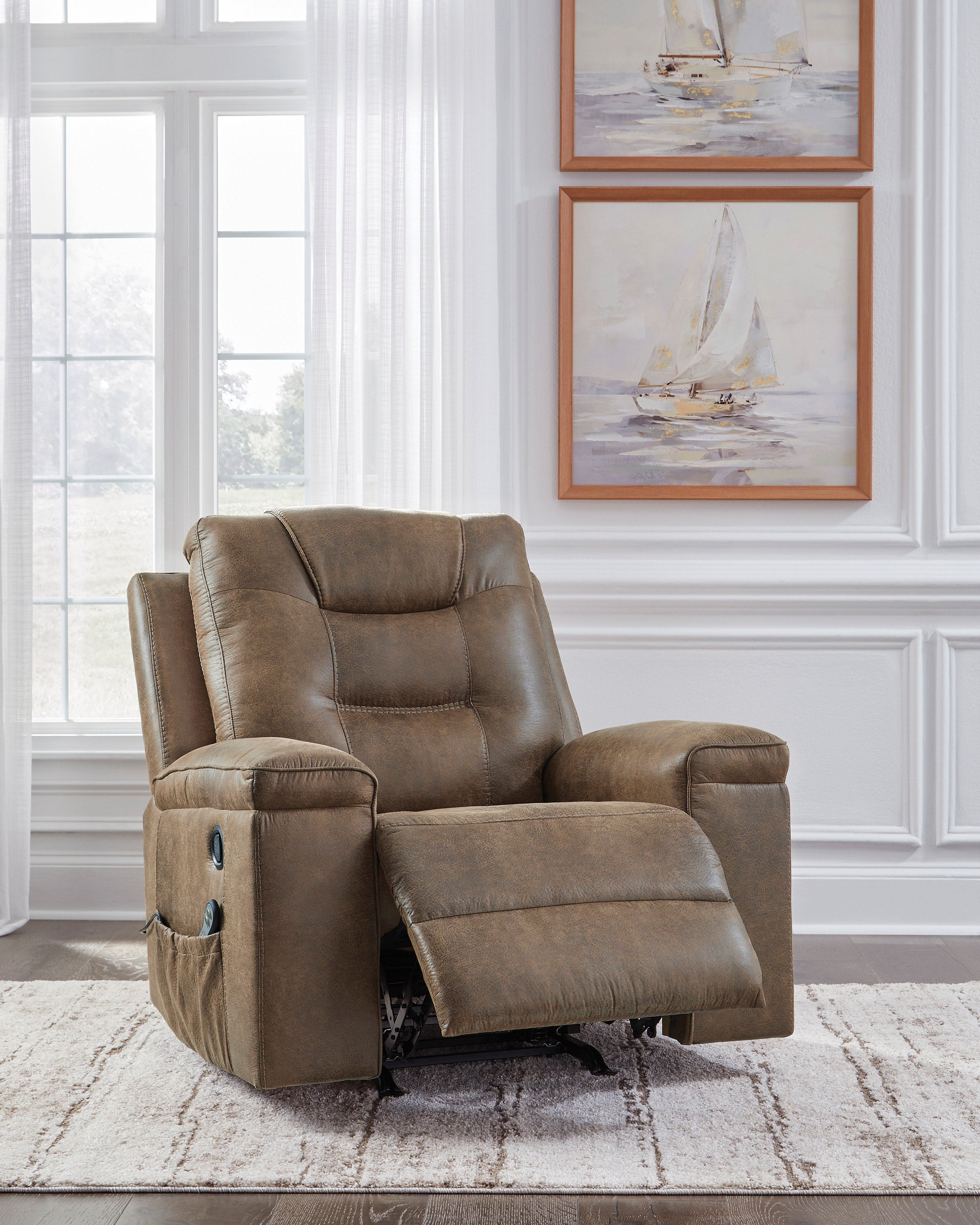 Ashley 6560425 - Large Rocker Recliner (Heat/Massage)