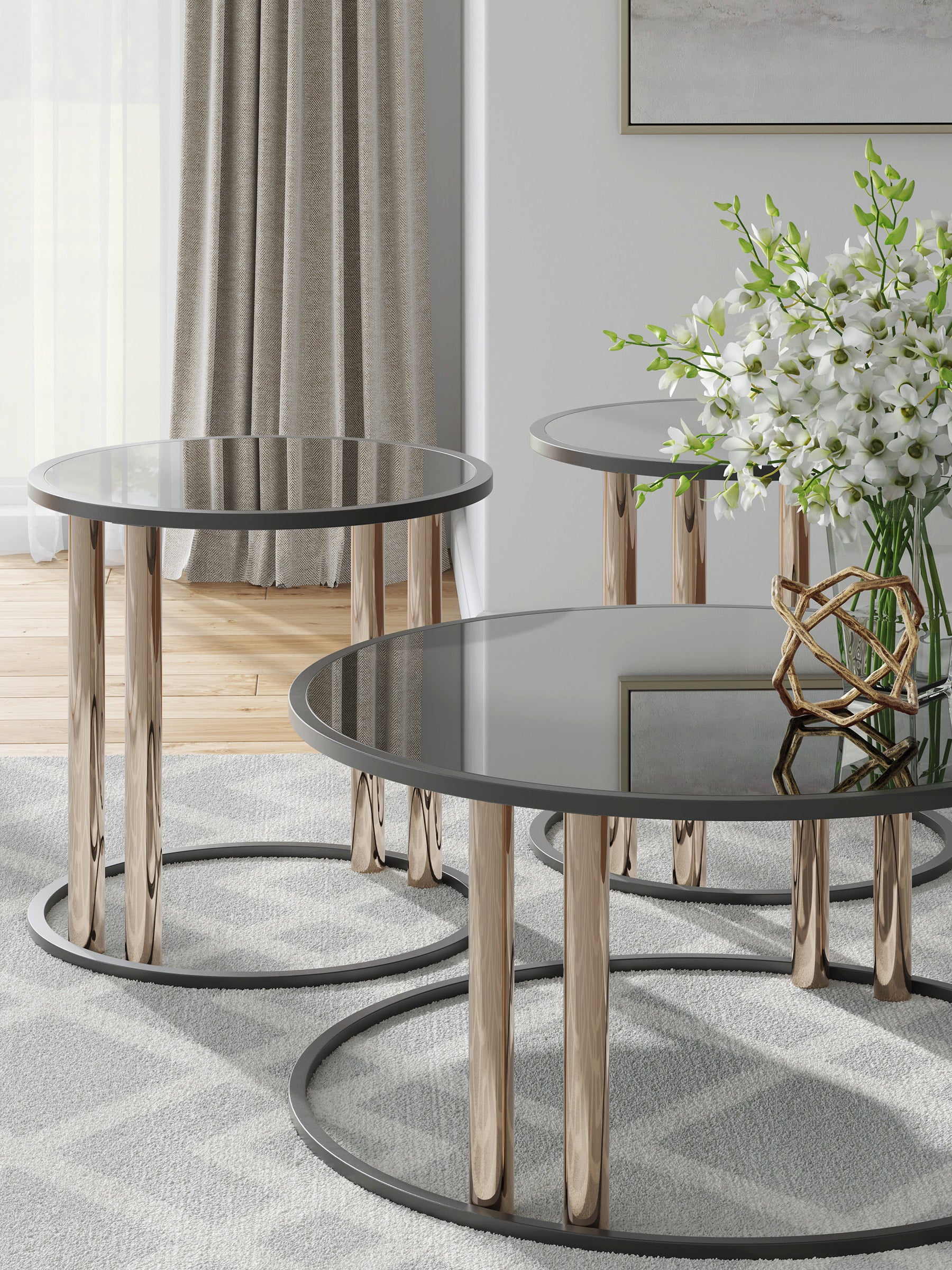 Ashley T219-13 Occasional Table Set