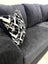 210 BLACK - 2PC Sofa and Loveseat Set
