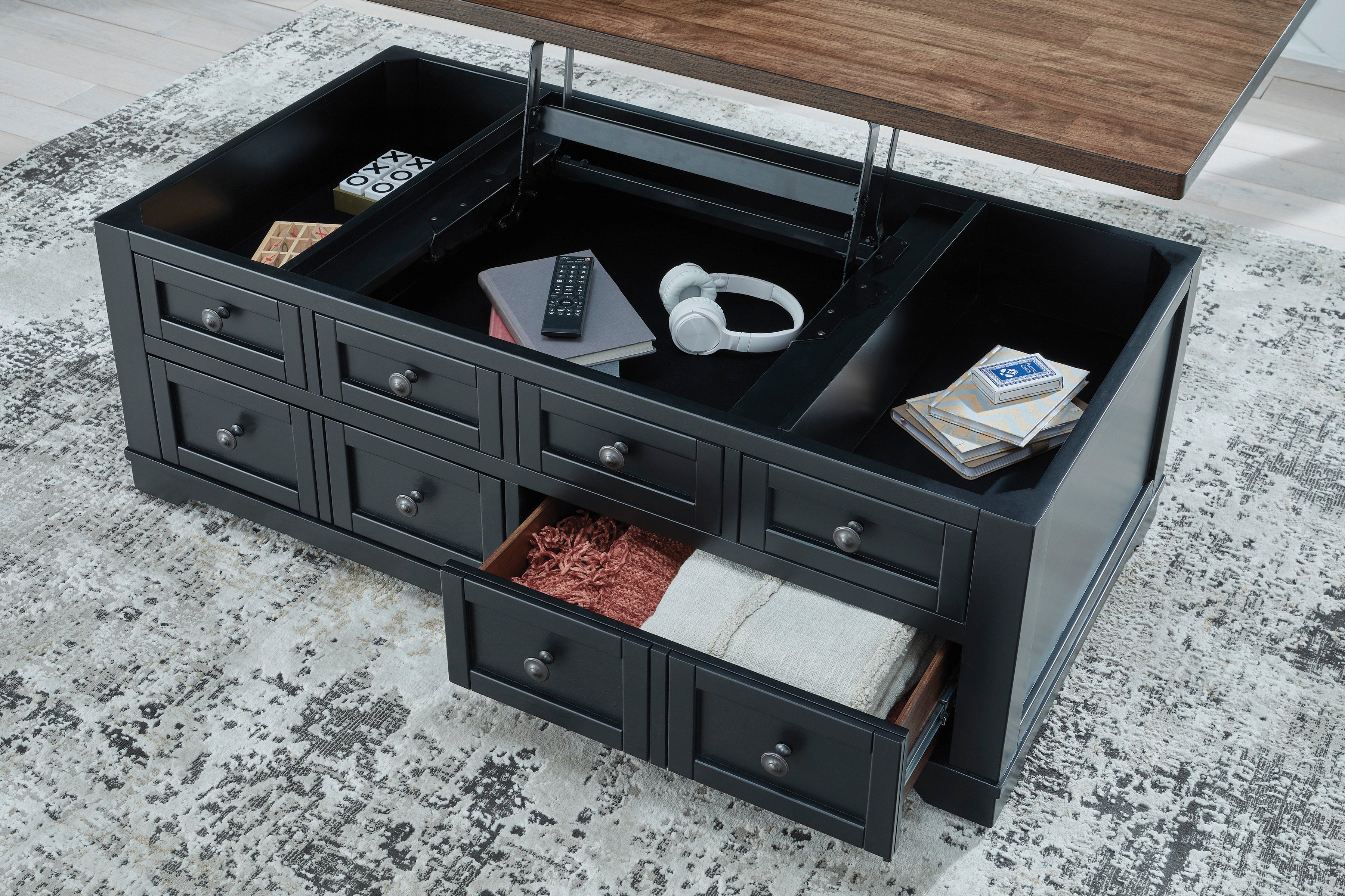 T664-9 Lift Top Cocktail Table