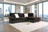 700 Kama Espresso Sectional  **ON SALE**