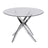 D107 - Gray - Glass Table + 4 Chairs