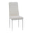 D108 - White - Glass Table + 4 Chairs