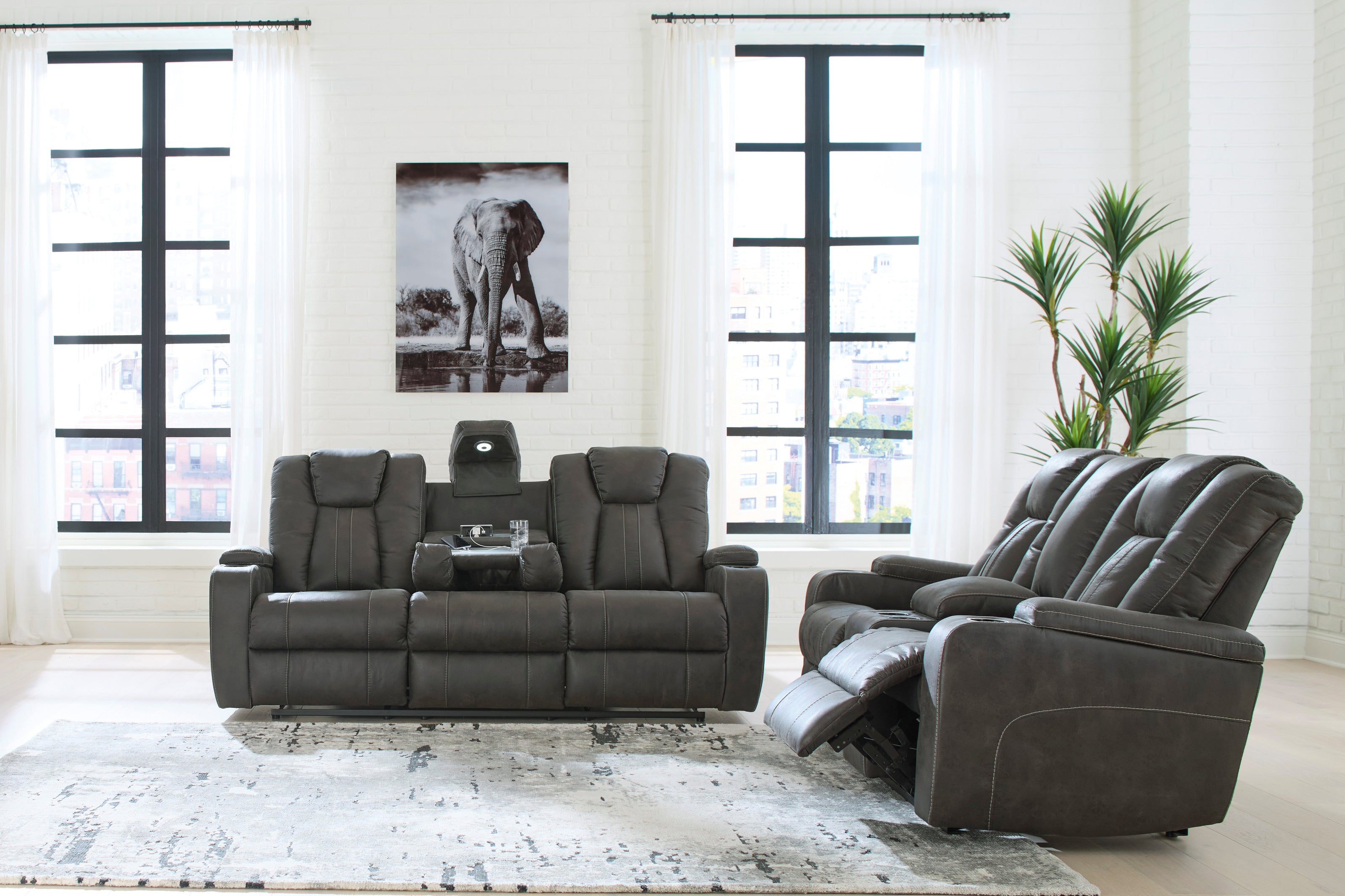 Ashley 346-04 - 2PC or 3PC Reclining Set  **ASHLEY HOMESTORE EXCLUSIVE**