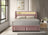 Cupid Pink Platform Bed - Twin, Full