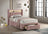 Cupid Pink Platform Bed - Twin, Full