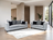 110 - Gunmetal Sofa and Loveseat Set