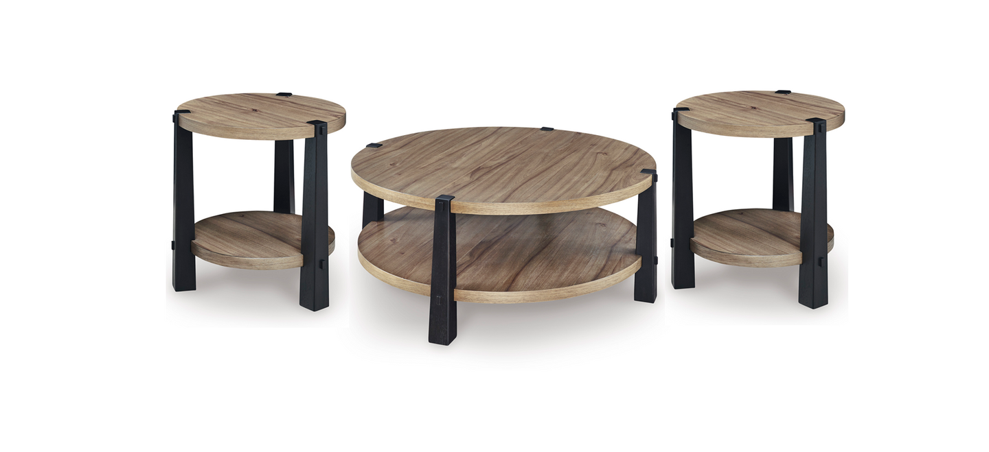 Ashley T518 - Occasional Table Set **NEW ARRIVAL**