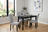 D700 Grey - Table + 4 Chairs **NEW ARRIVAL**