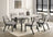 Parker20 - (GENUINE MARBLE) Table & 6-Chairs **NEW ARRIVAL**