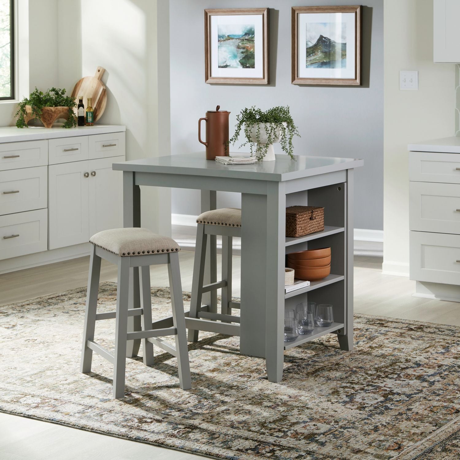 942 Grey 3PC - Table + 2 Chairs **NEW ARRIVAL**