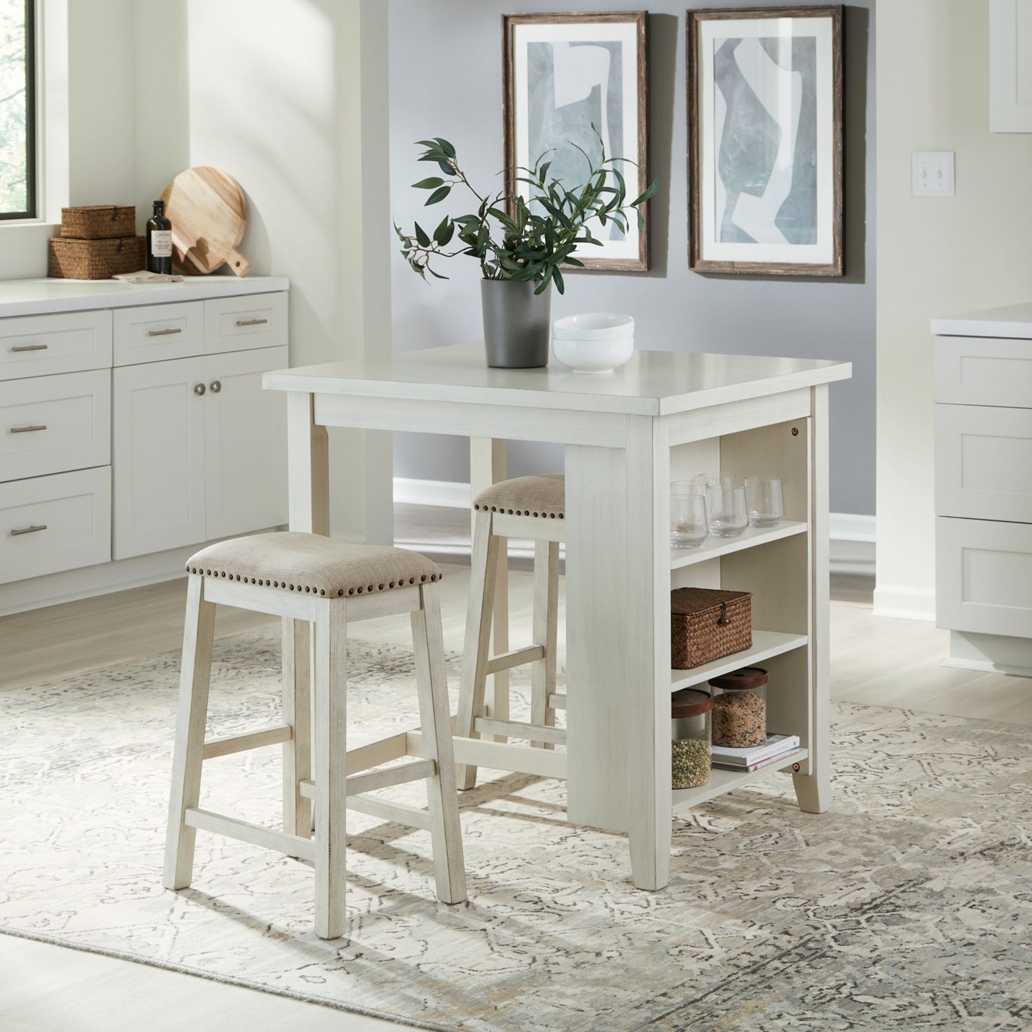 942 White 3PC - Table + 2 Chairs **NEW ARRIVAL**