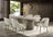 SAMARA - (GENUINE MARBLE) Table & 6-Chairs  **NEW ARRIVAL**