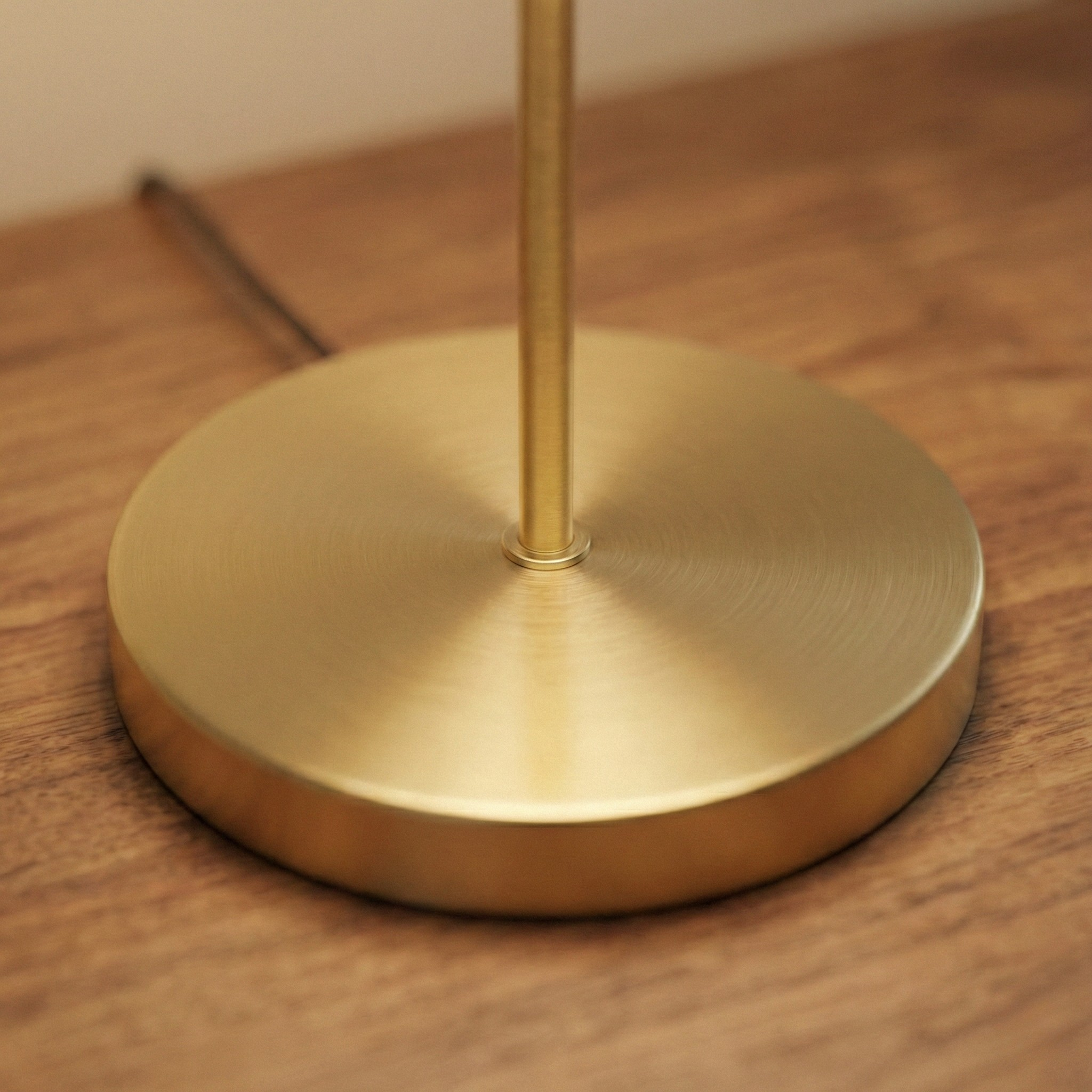 Stratos Table Lamp | Black Dome with Gilded Base | Ashcroft Imports Furniture
