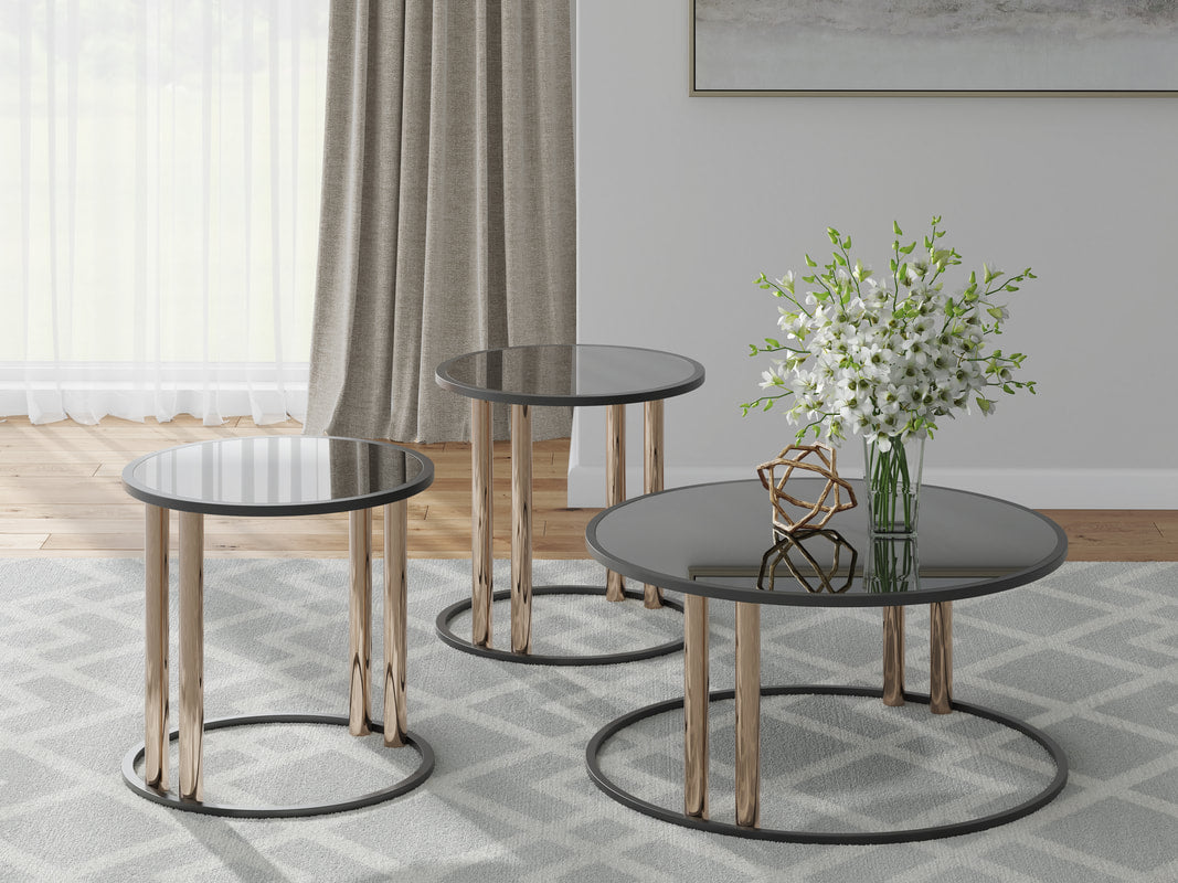 Ashley T219-13 Occasional Table Set