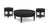 Ashley T551 - Occasional Table Set