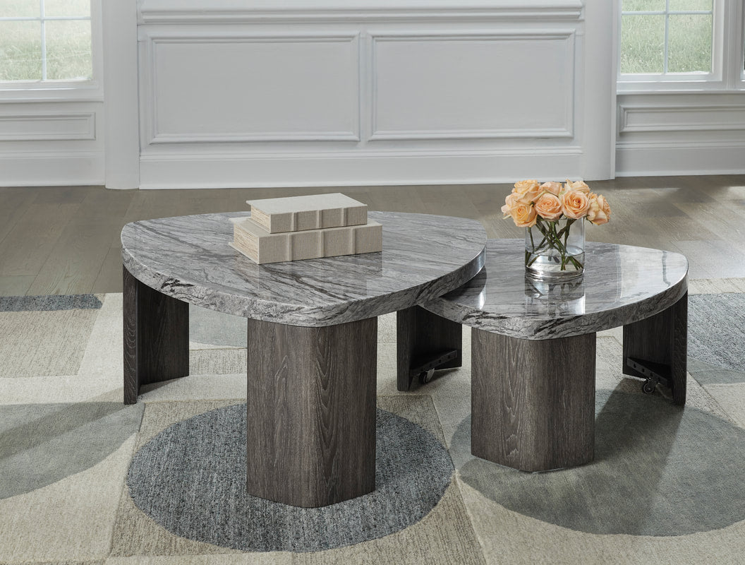 T600-0 - Stacked Cocktail Table