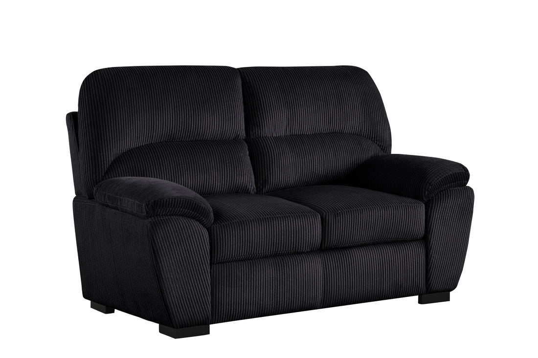 Tiffany10 Black - 2PC or 3PC Living Room Set