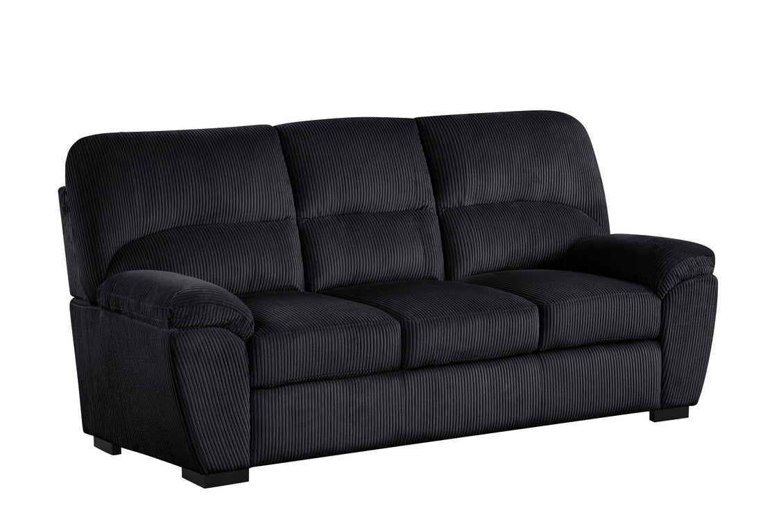 Tiffany10 Black - 2PC or 3PC Living Room Set