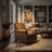 Verve Floor Lamp | Brassed Gold & Adjustable LED Base